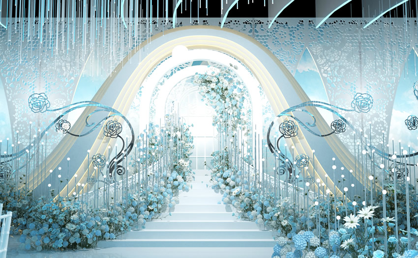 罗平釡香烙馍村水晶厅效果展示